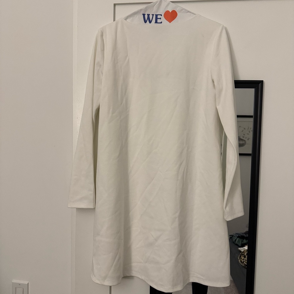 White Middleton Dress TUCKERNUCK X CAMERAN EUBANKS WIMBERLY, Size Small - Picture 7 of 8